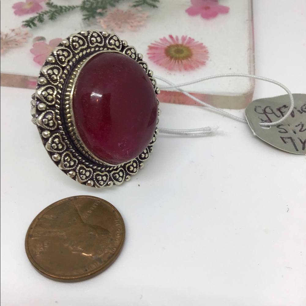 Large Ruby Ring - image 7